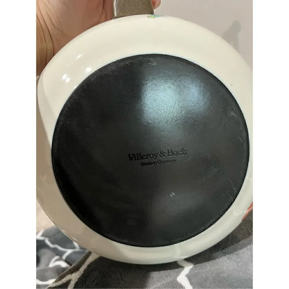 Villeroy & Boch Amapola Enamel Over Metal 2 PC Sauce Pan Pot diameter 7